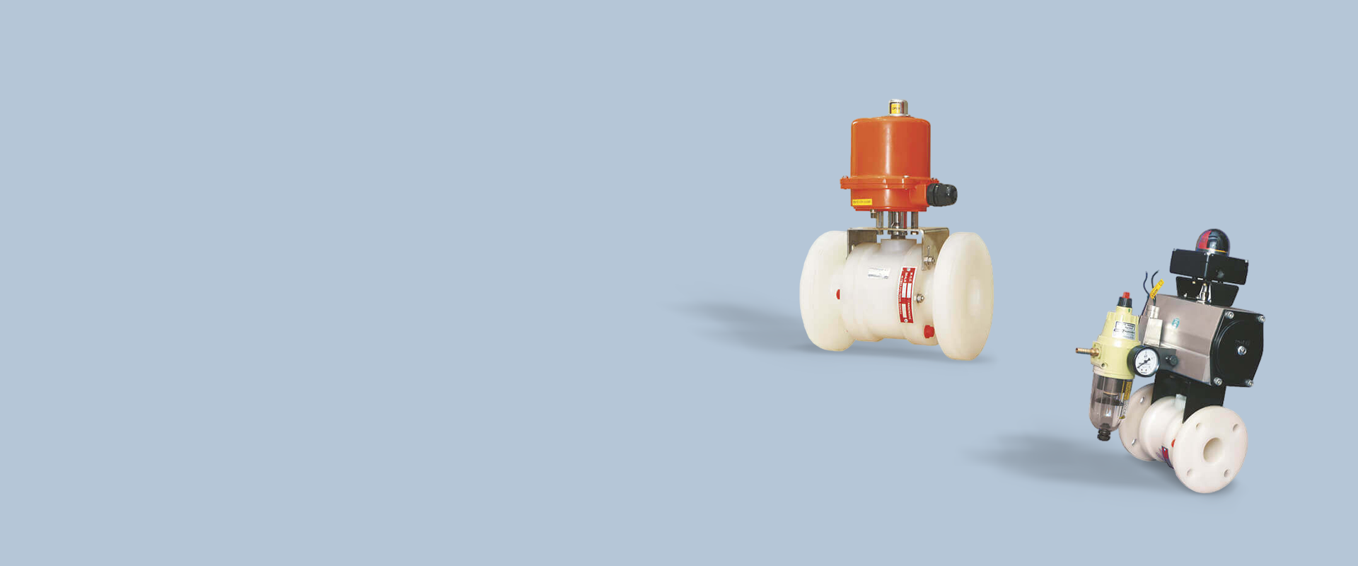 Actuated Thermoplastic Ball Valve