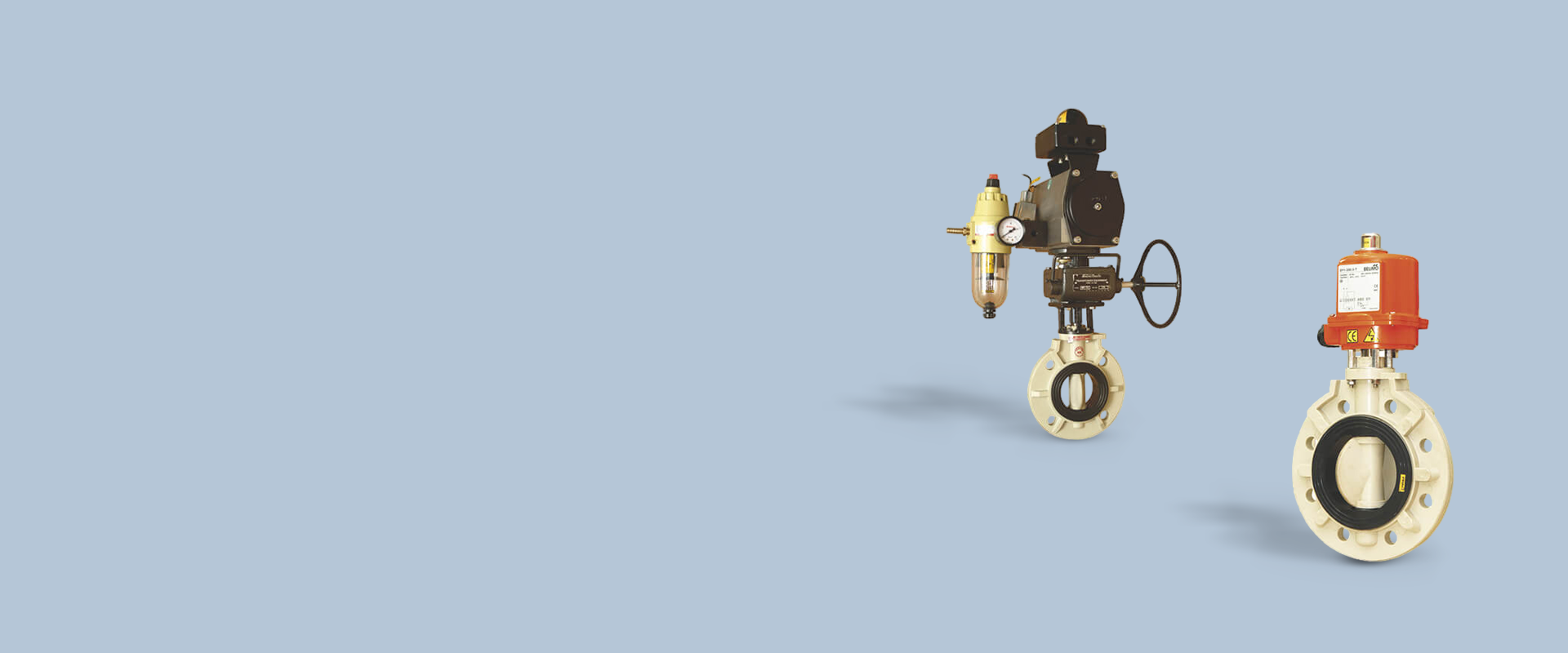 Actuated Thermoplastic Butterfly Valve